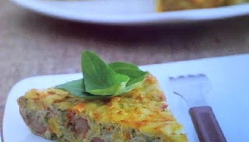 Frittata aux haricots Borlotti