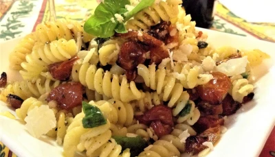 Fusillis aux tomates séchées