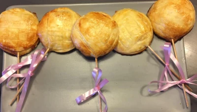 Galette des rois en sucette