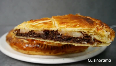 Galette des Rois poire, chocolat
