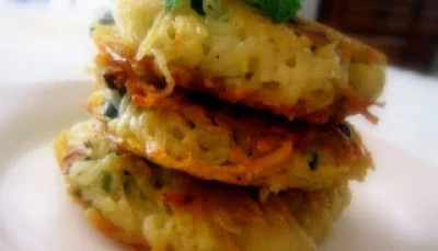 Galette pomme de terre et courgette