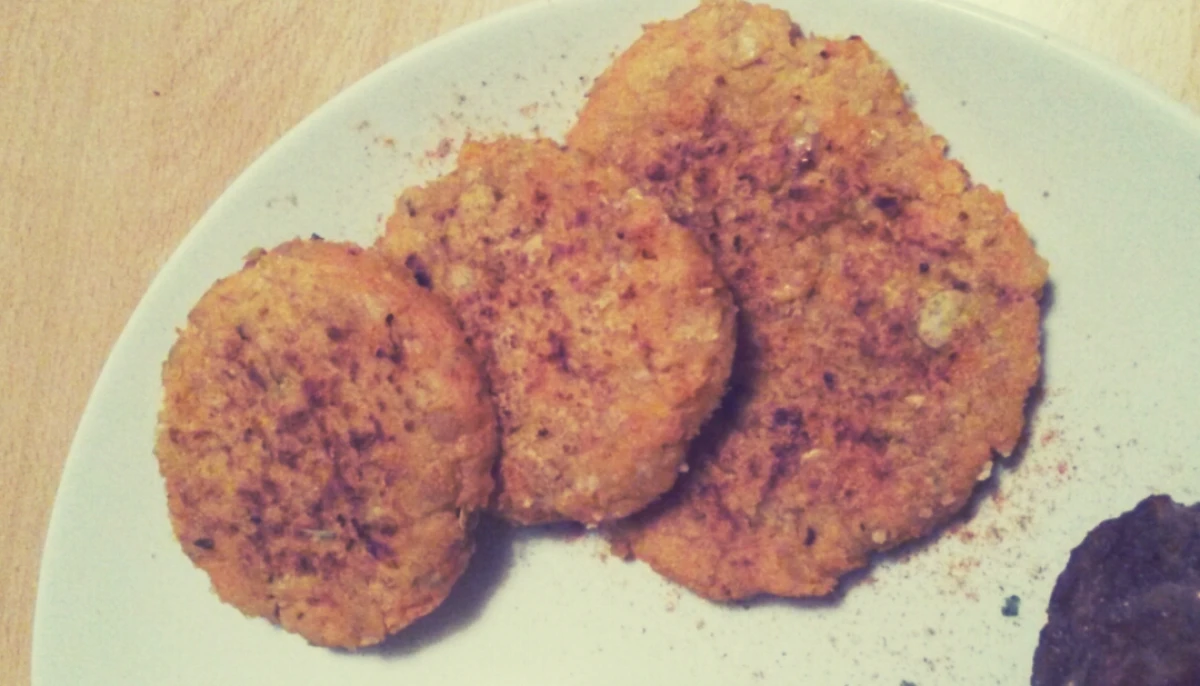 Galettes de carottes et pois chiche