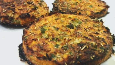 Galettes de légumes au four. Simplissime !