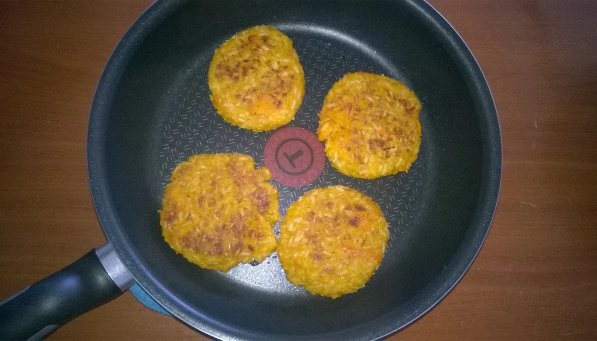 Galettes de riz au potiron