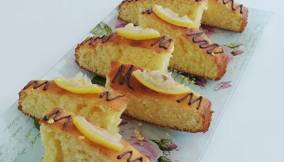 Gâteau à la Crème et Zeste de Citron