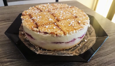 Gâteau à la fraise et aux petits-beurre