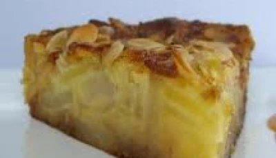 Gâteau amande et poire