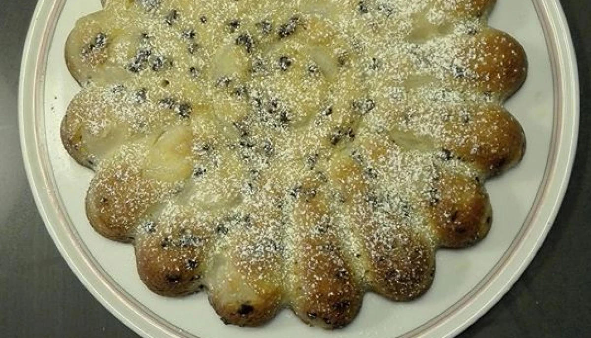 Gâteau amandes poires chocolat