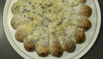 Gâteau amandes poires chocolat