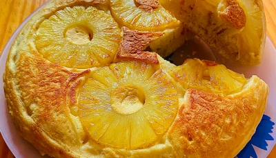Gâteau Ananas à la poêle