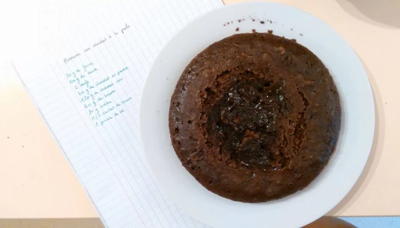 Gâteau au chocolat à la poele