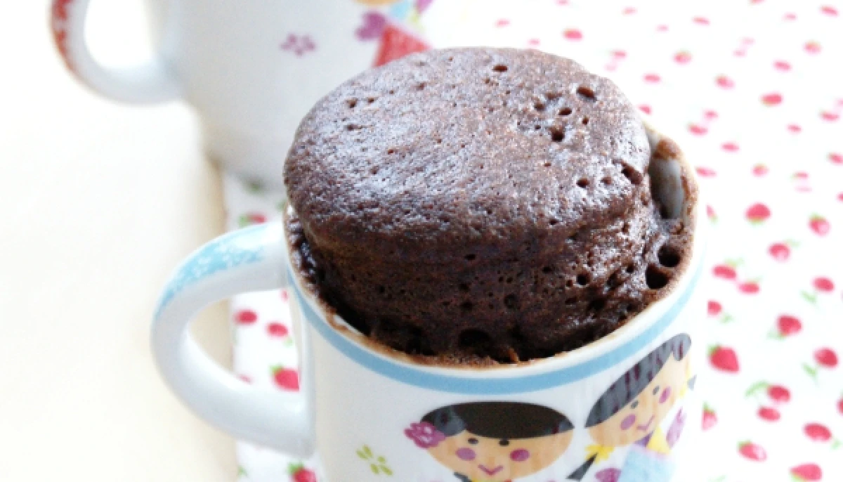Gâteau au chocolat en 3mn au micro-onde