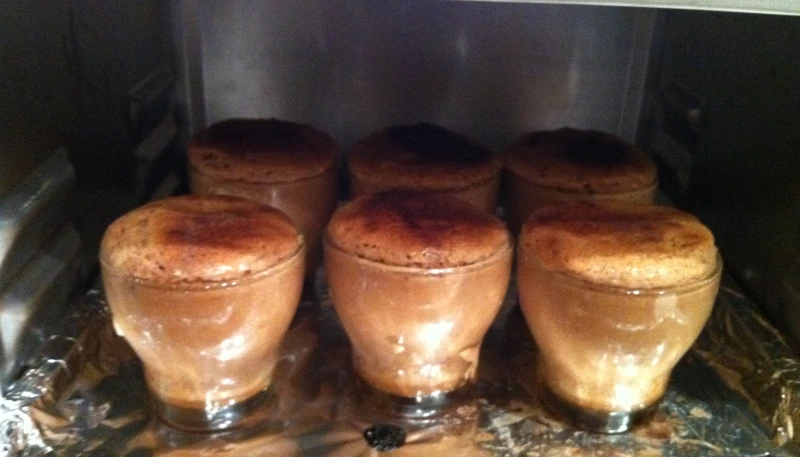 Gâteau au chocolat express (dans un verre)