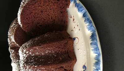 Gâteau au lait chaud au chocolat