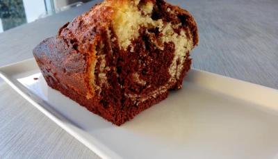 Gâteau au yaourt marbré