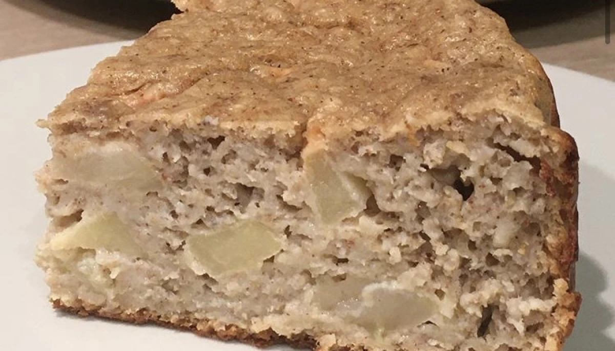 Gâteau aux flocons d'avoine pommes-cannelle