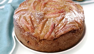 Gâteau aux pommes et ricotta