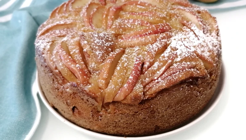 Gâteau aux pommes et ricotta