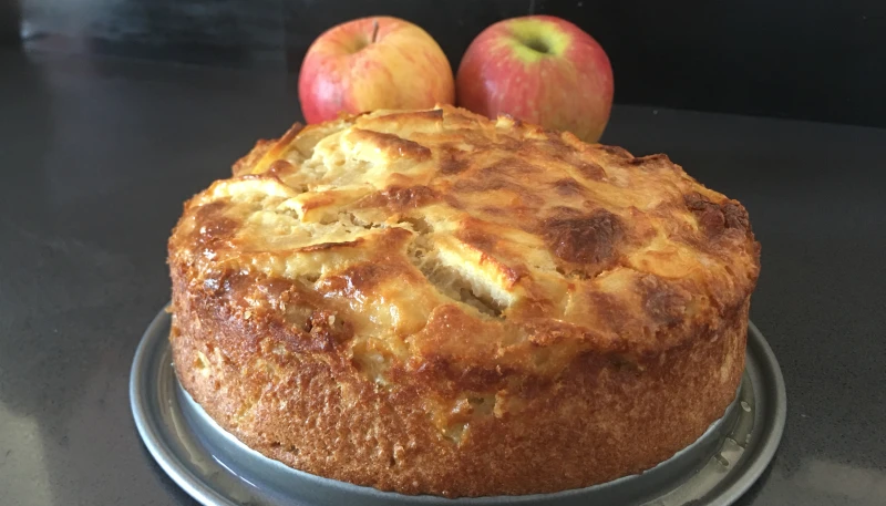 Gâteau aux pommes sans beurre