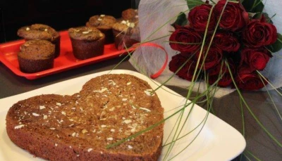 Gâteau coeur de Saint Valentin