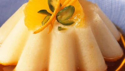 Gâteau de semoule aux oranges