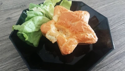 Gâteau jambon/raclette aérien
