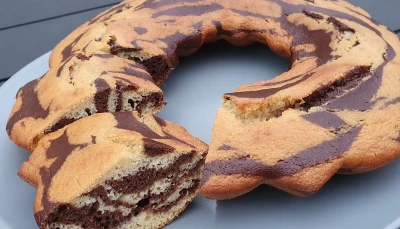 Gâteau marbré