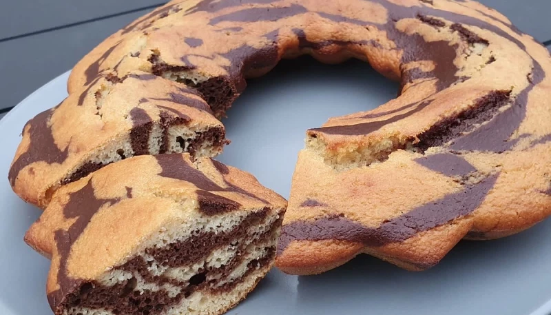 Gâteau marbré