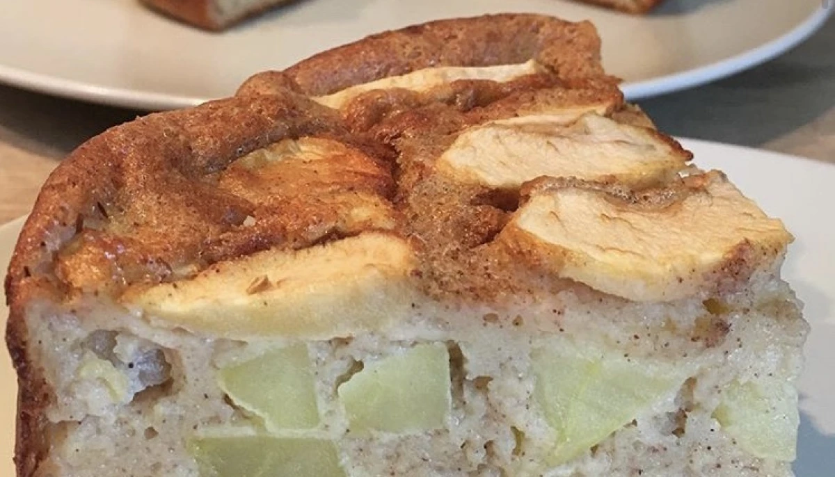 Gâteau moelleux/fondant pommes-cannelle