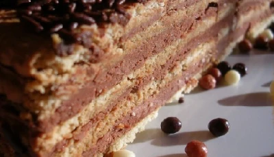 Gâteau petits bruns et chocolat