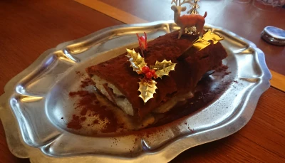 Gâteau roulé aux mirabelles