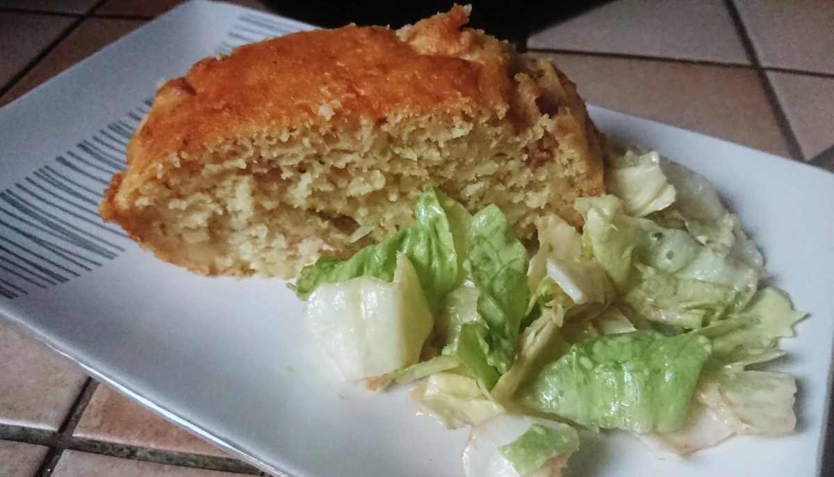 Gâteau salé au reblochon moelleux