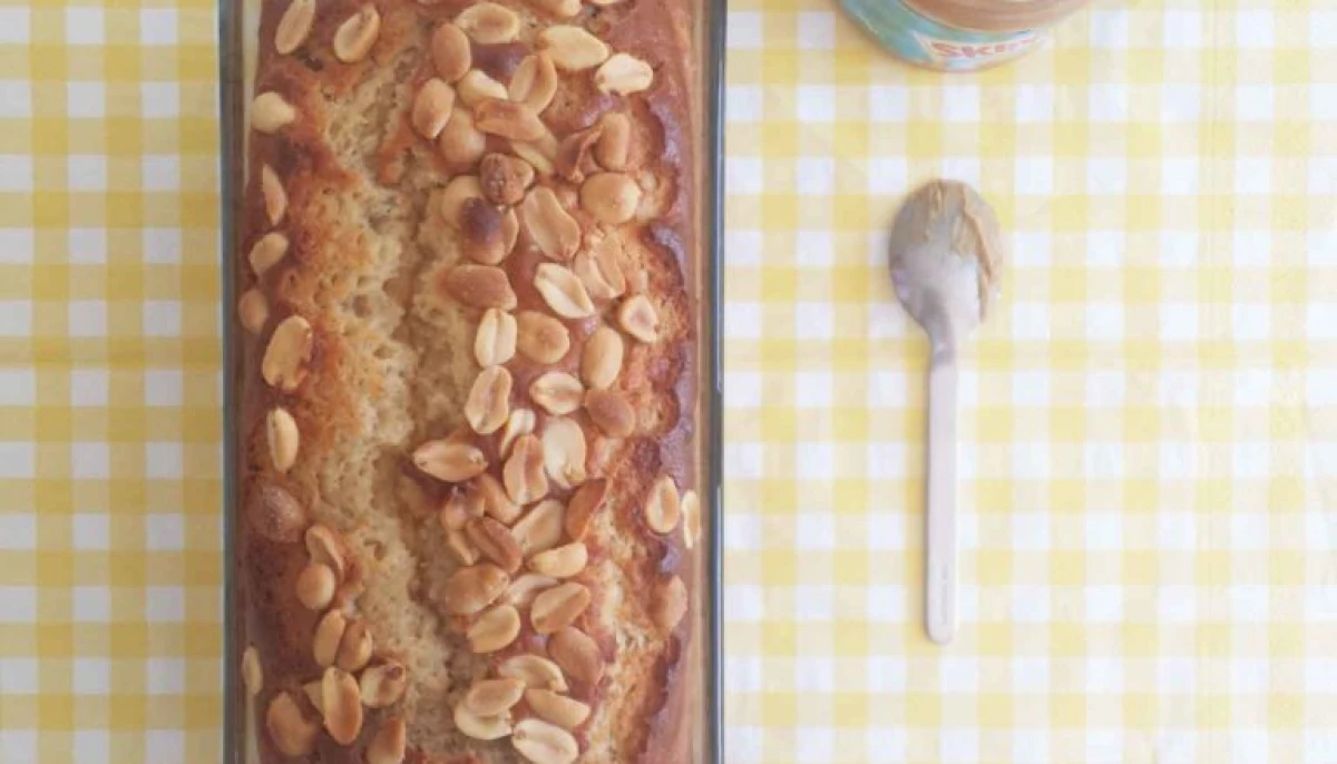gateau yaourt banane et beurre de cacahuette