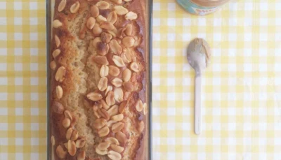 gateau yaourt banane et beurre de cacahuette