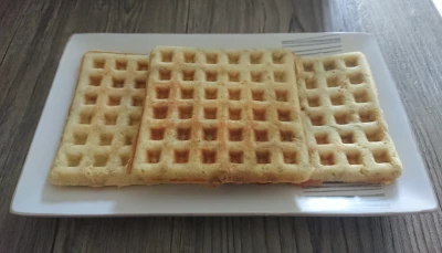 Gaufres à la farine de coco