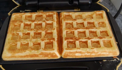 Gaufres traditionnellement délicieuses !