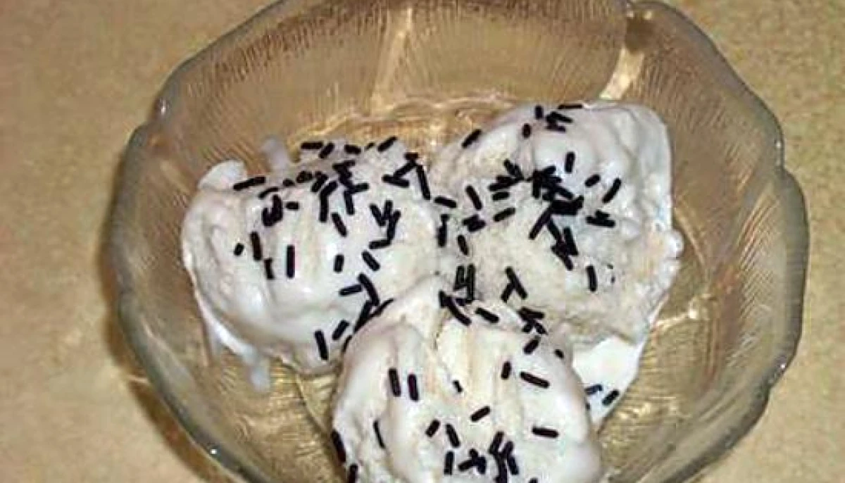 Glace à la noix de coco sans sorbetière