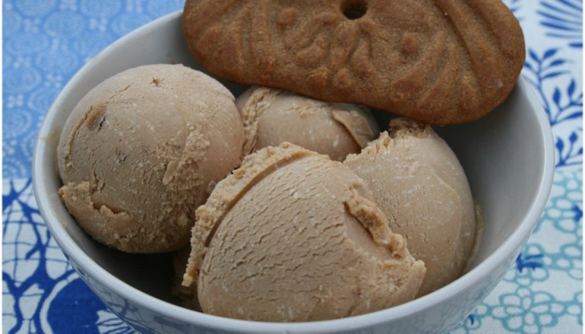 Glace aux spéculoos sans sorbetière