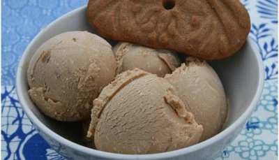 Glace aux spéculoos sans sorbetière