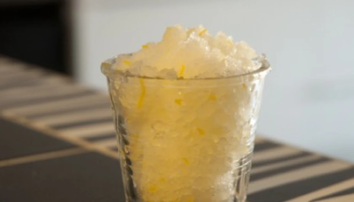 granité de citron maison