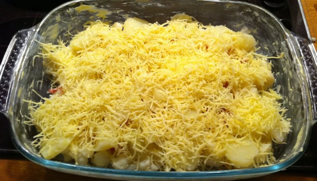 Gratin au chou fleur d'Aurélie