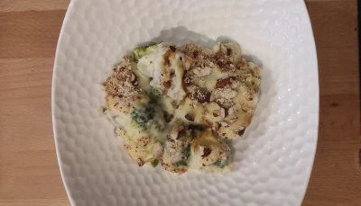 Gratin brocoli amandes parmesan