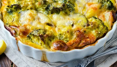 Gratin de brocolis