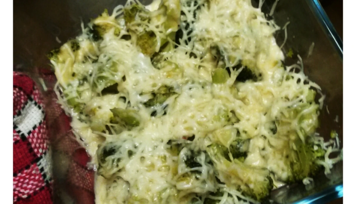 Gratin de brocolis au curry