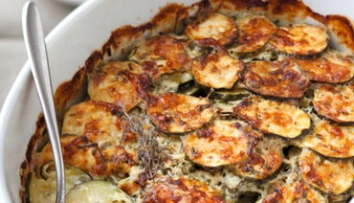 gratin de courgettes & jambon de ma mamie