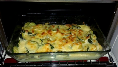 Gratin de courgettes rapide