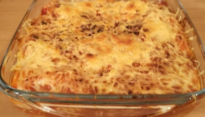 Gratin de gnocchi à la sauce tomate