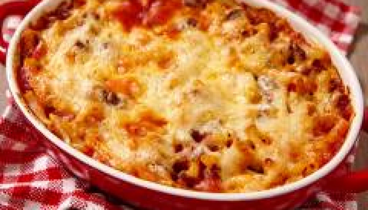 gratin de macaronis tomate et 3 fromages