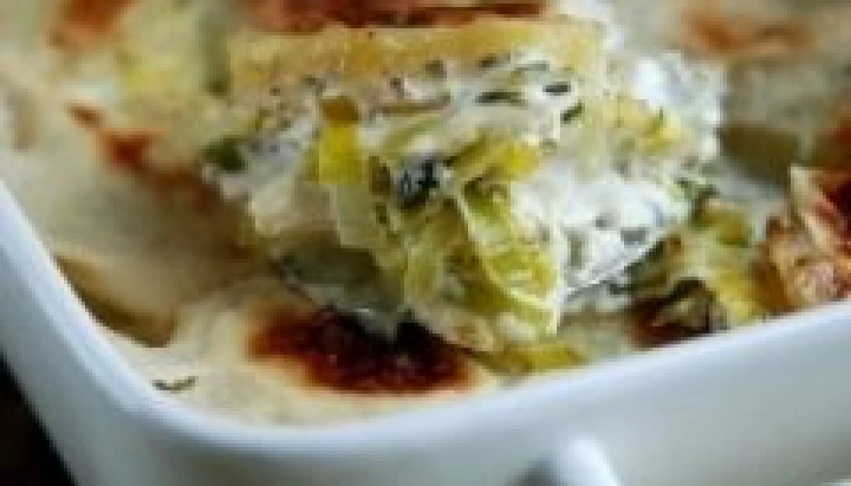 gratin de poireaux au jambon
