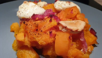 gratin de potimarron et patate douce